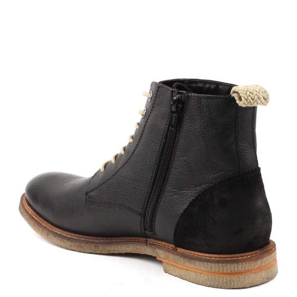 MODERN FICTION Leather & Suede Lace-Up Men’s Boot - Picture 2 of 6